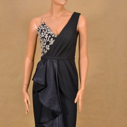 Robe maxi noire